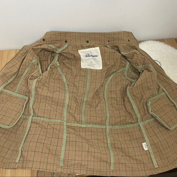 Bluenotes Plaid Utility Jacket Sz L zip up - Picture 12 of 14